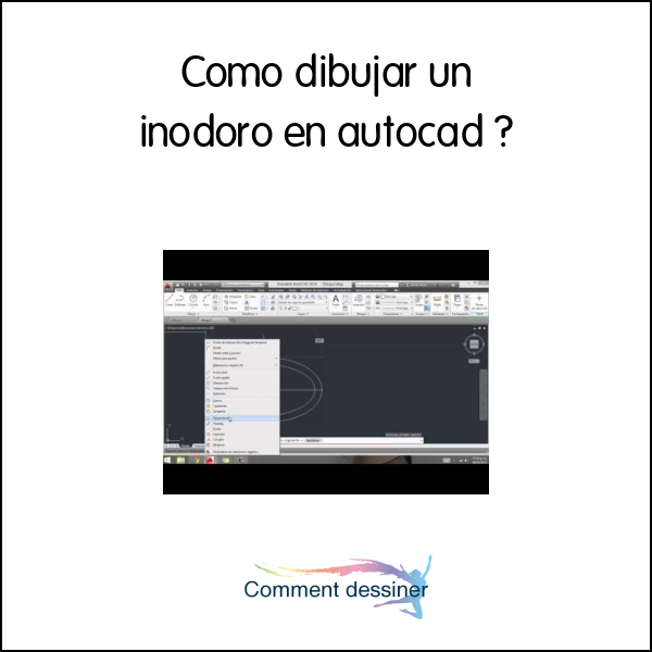 Como dibujar un inodoro en autocad